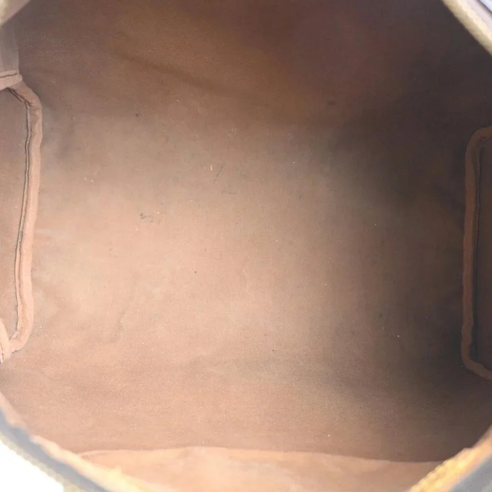 LOUIS VUITTON Speedy 35 Travel Hand Bag Monogram Leather Brown - Picture 9 of 16